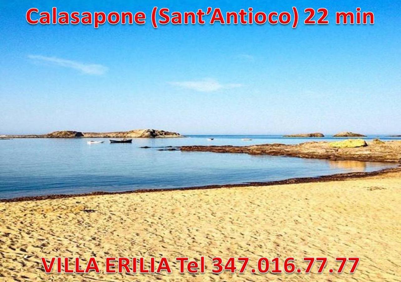 Villa Erilia San Giovanni Suèrgiu Εξωτερικό φωτογραφία