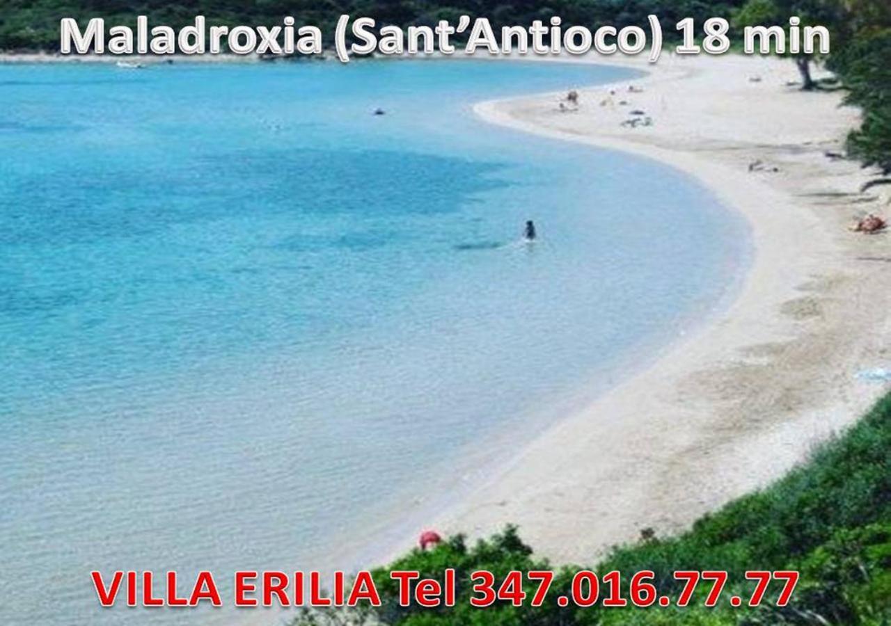 Villa Erilia San Giovanni Suèrgiu Εξωτερικό φωτογραφία